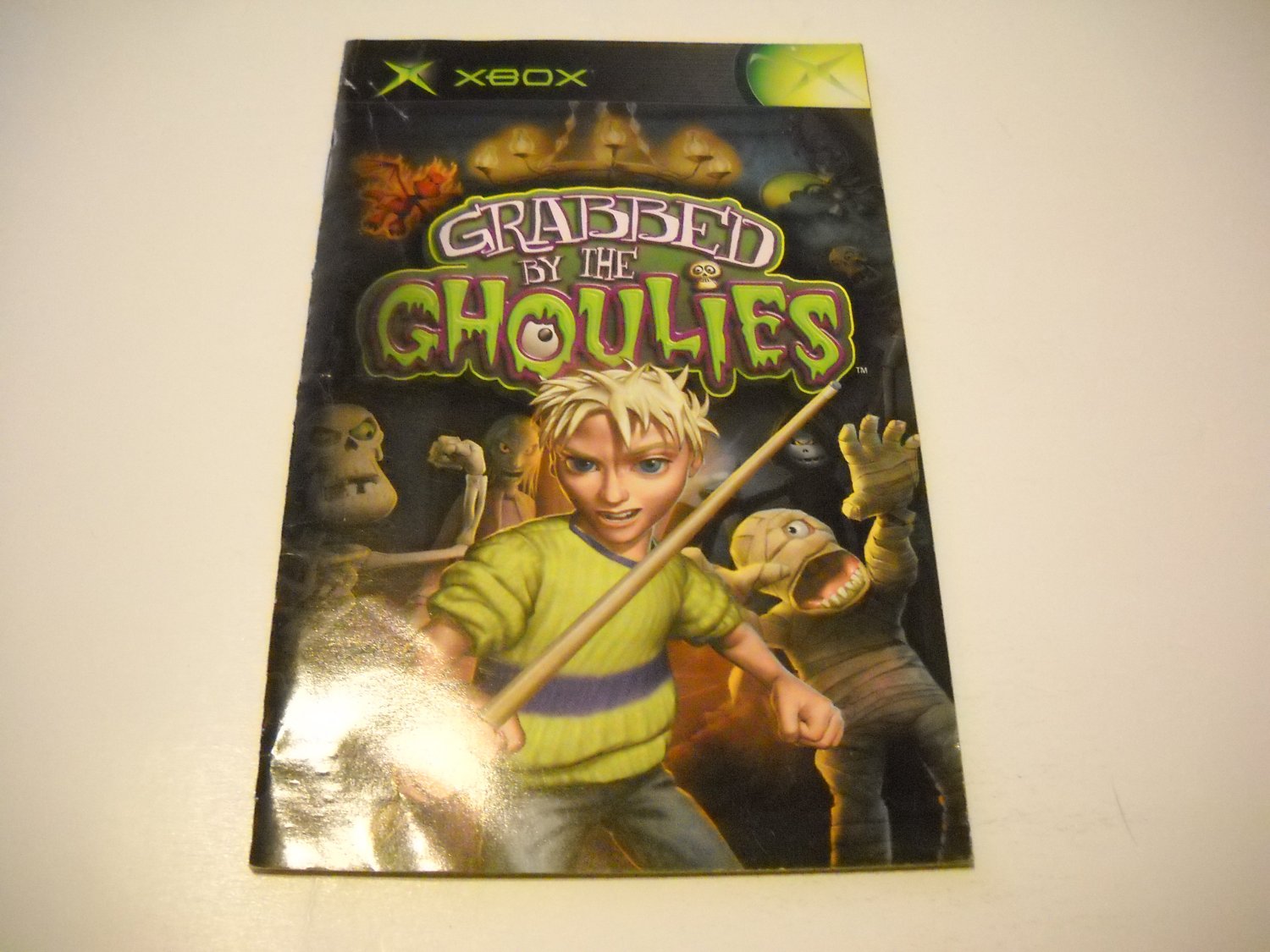 Manual ONLY ~ for Grabbed By The Goulies Xbox