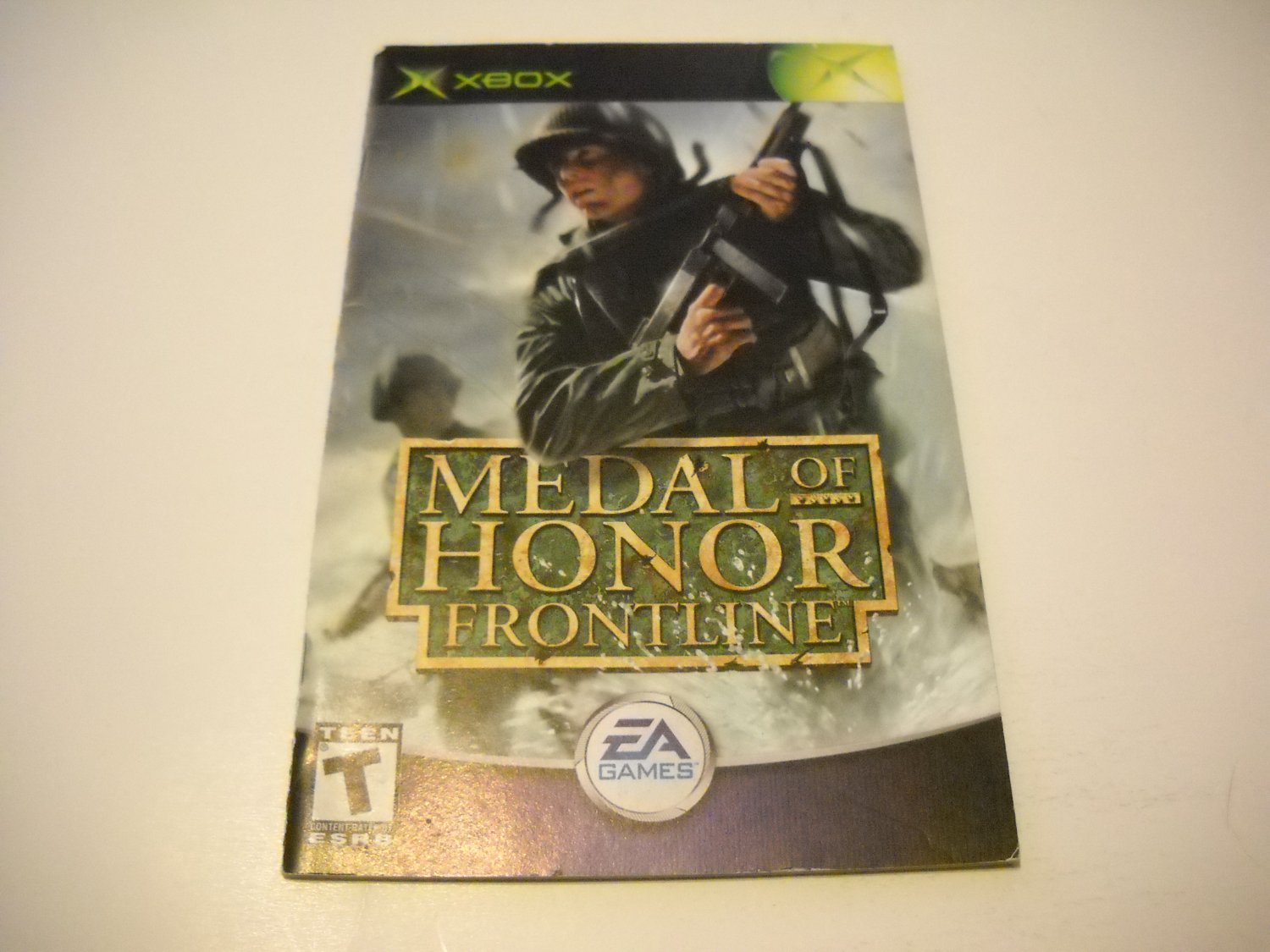Manual ONLY ~ for Medal of Honor Frontline Xbox