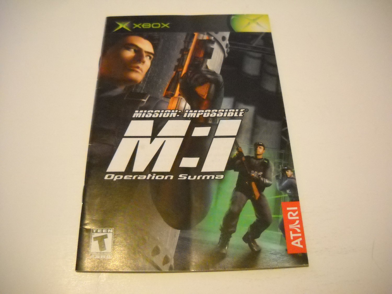 Manual ONLY ~ for Mission Impossible Operation Surma Xbox