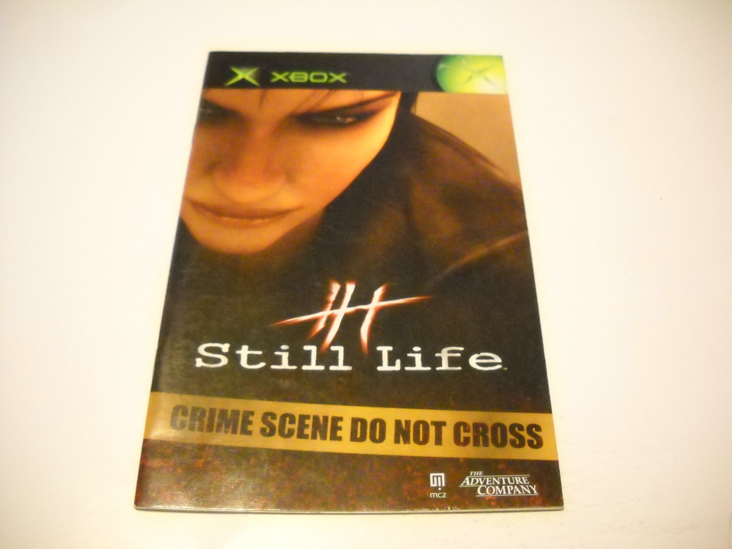 Manual ONLY ~ for Still Life Xbox