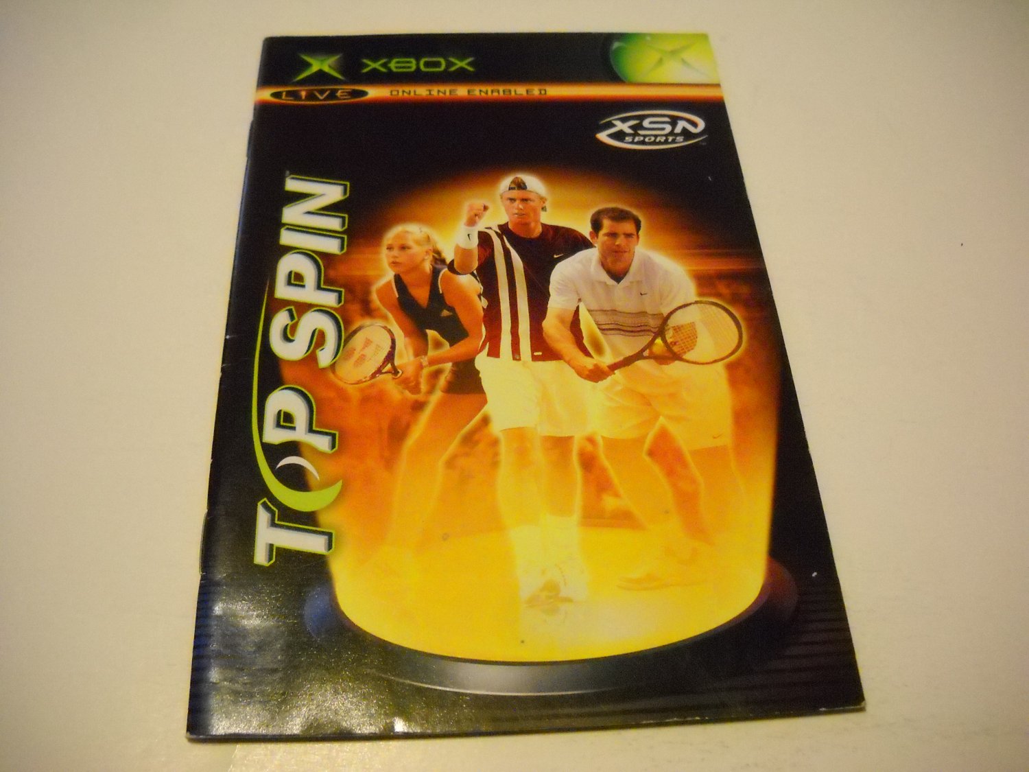 Manual ONLY ~ for Top Spin Xbox
