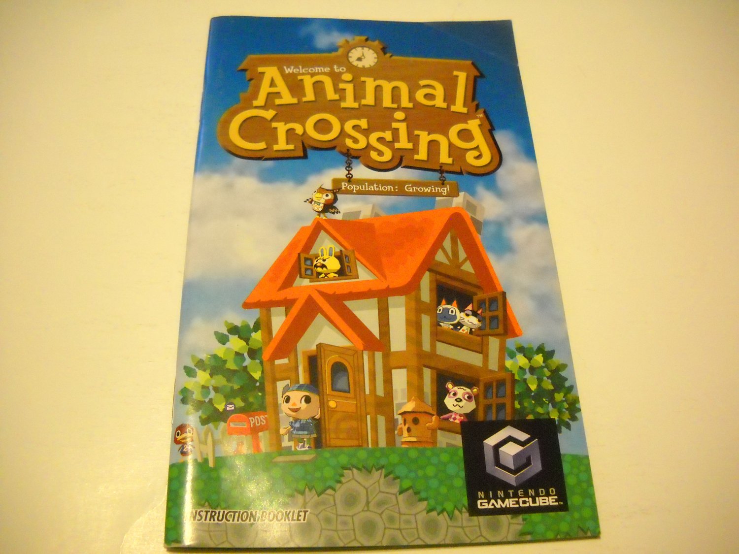 Manual ONLY ~ for Animal Crossing Gamecube