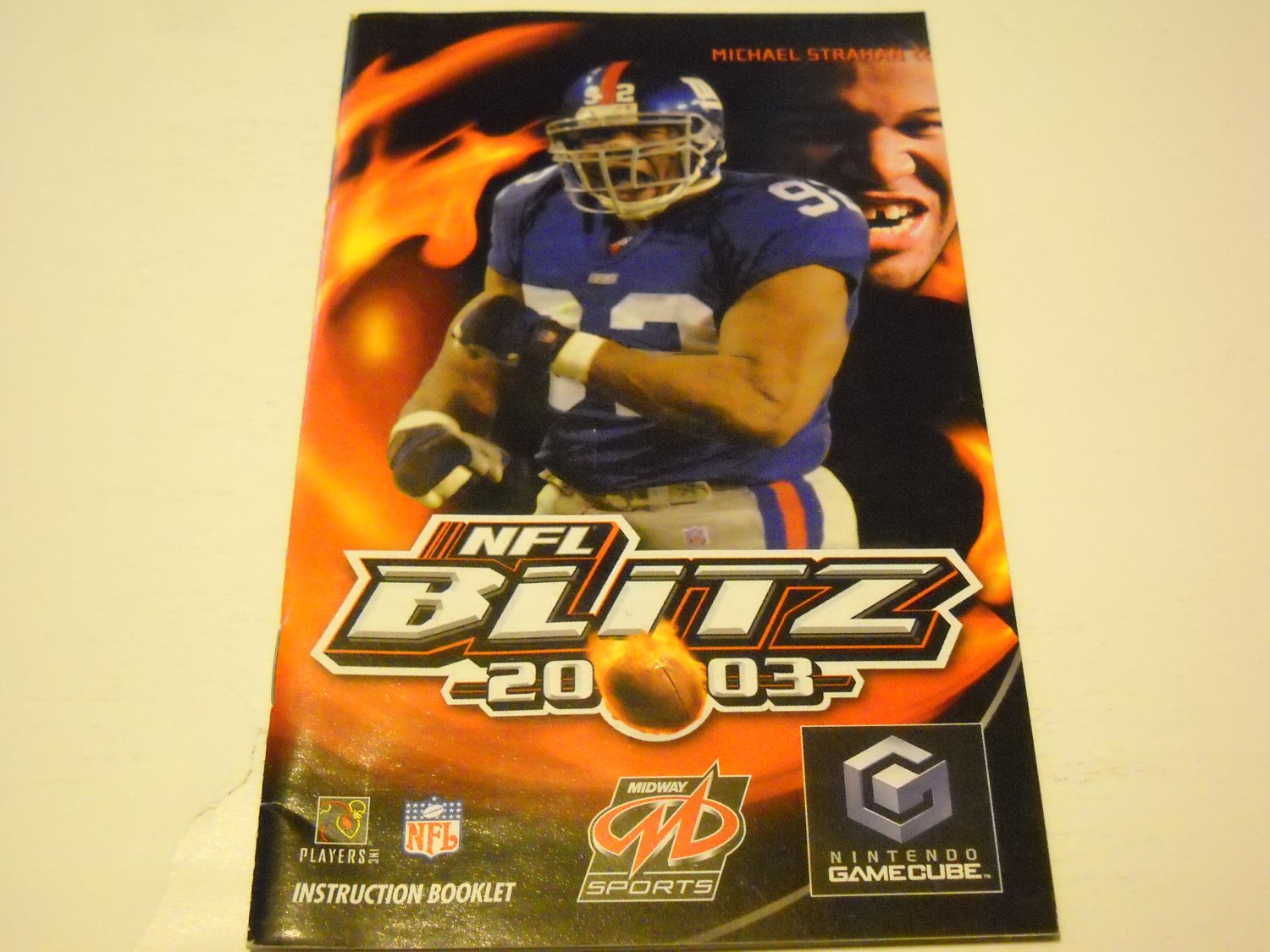 Manual ONLY ~ for NFL Blitz 2003 Gamecube