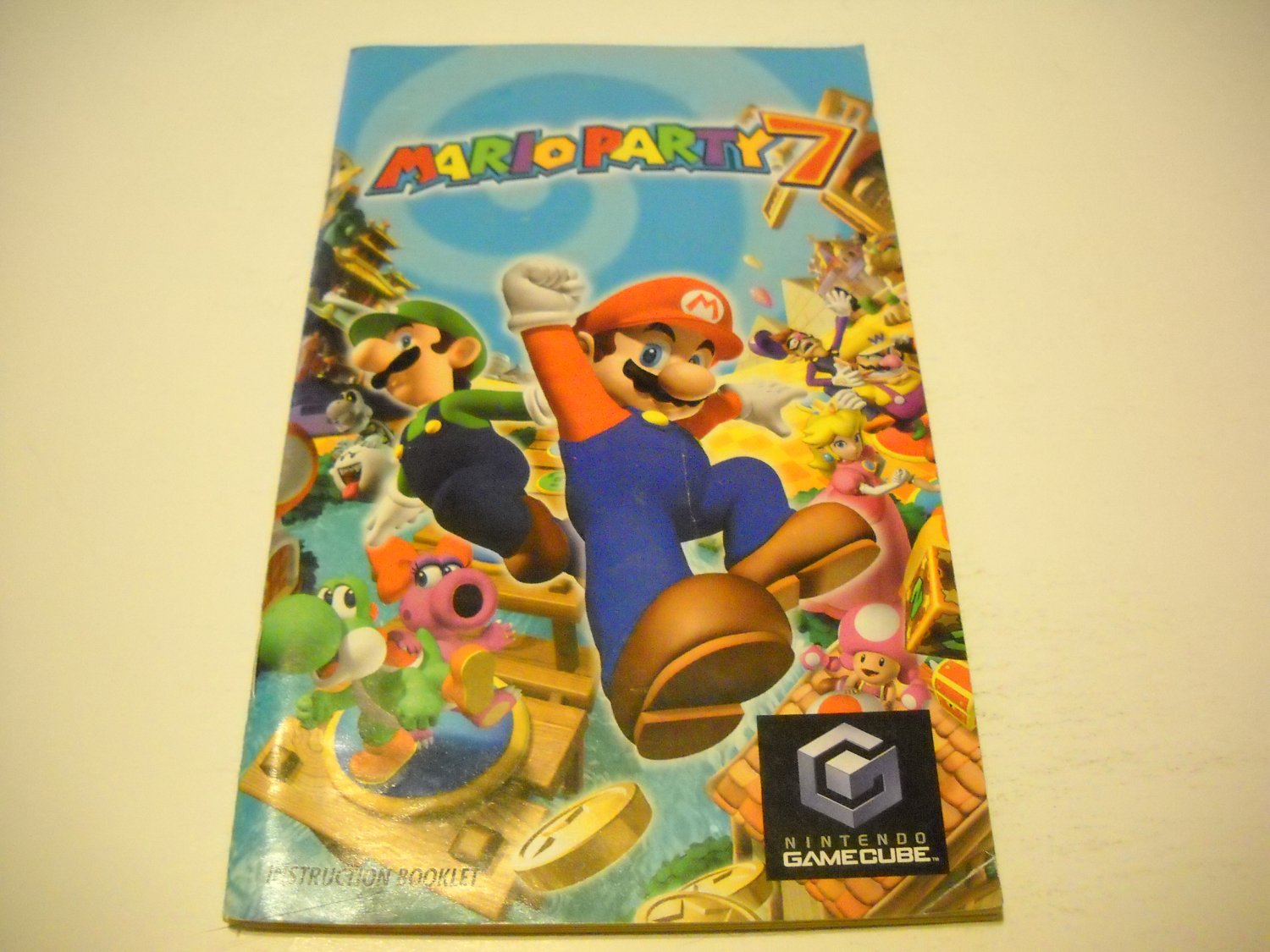 Manual ONLY ~ for Mario Party 7 - Instruction Booklet Gamecube