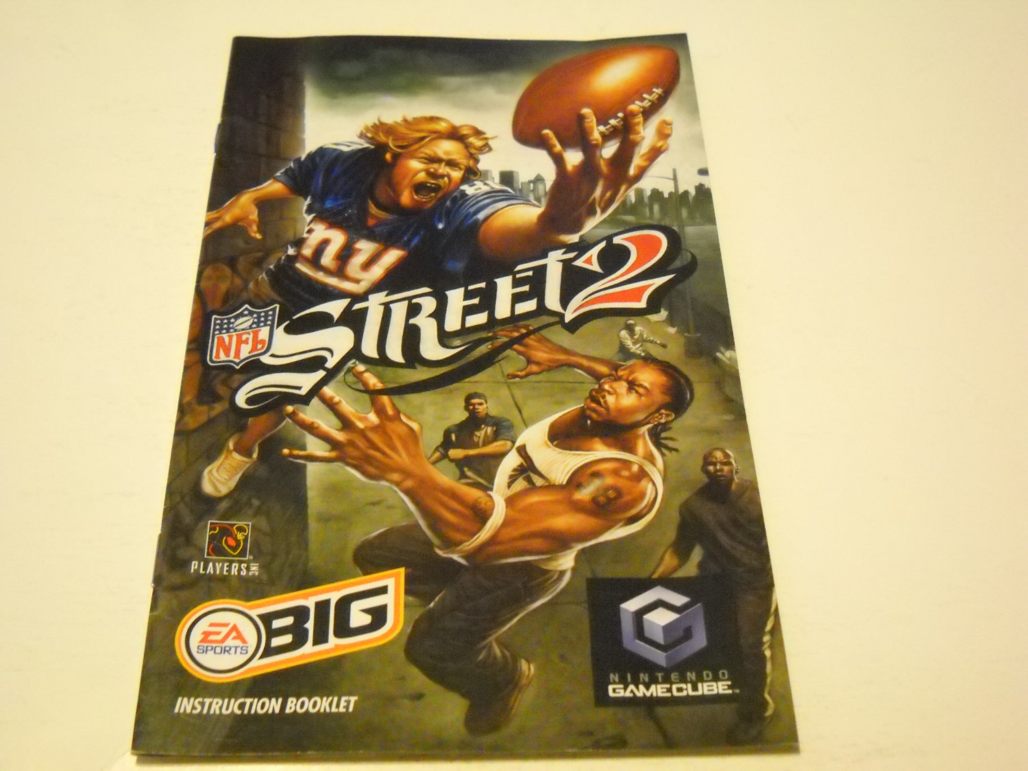 Manual ONLY ~ for NFL Street 2 Gamecube