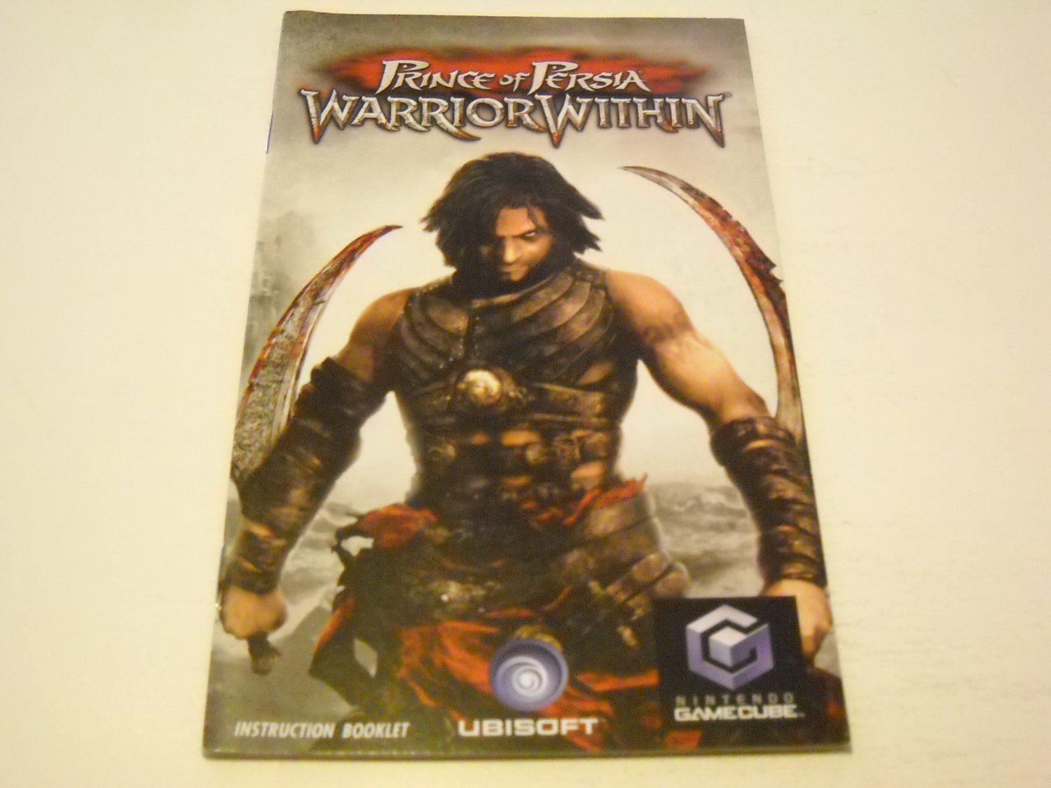 Manual ONLY ~ for Prince of Persia Warrior Within Gamecube