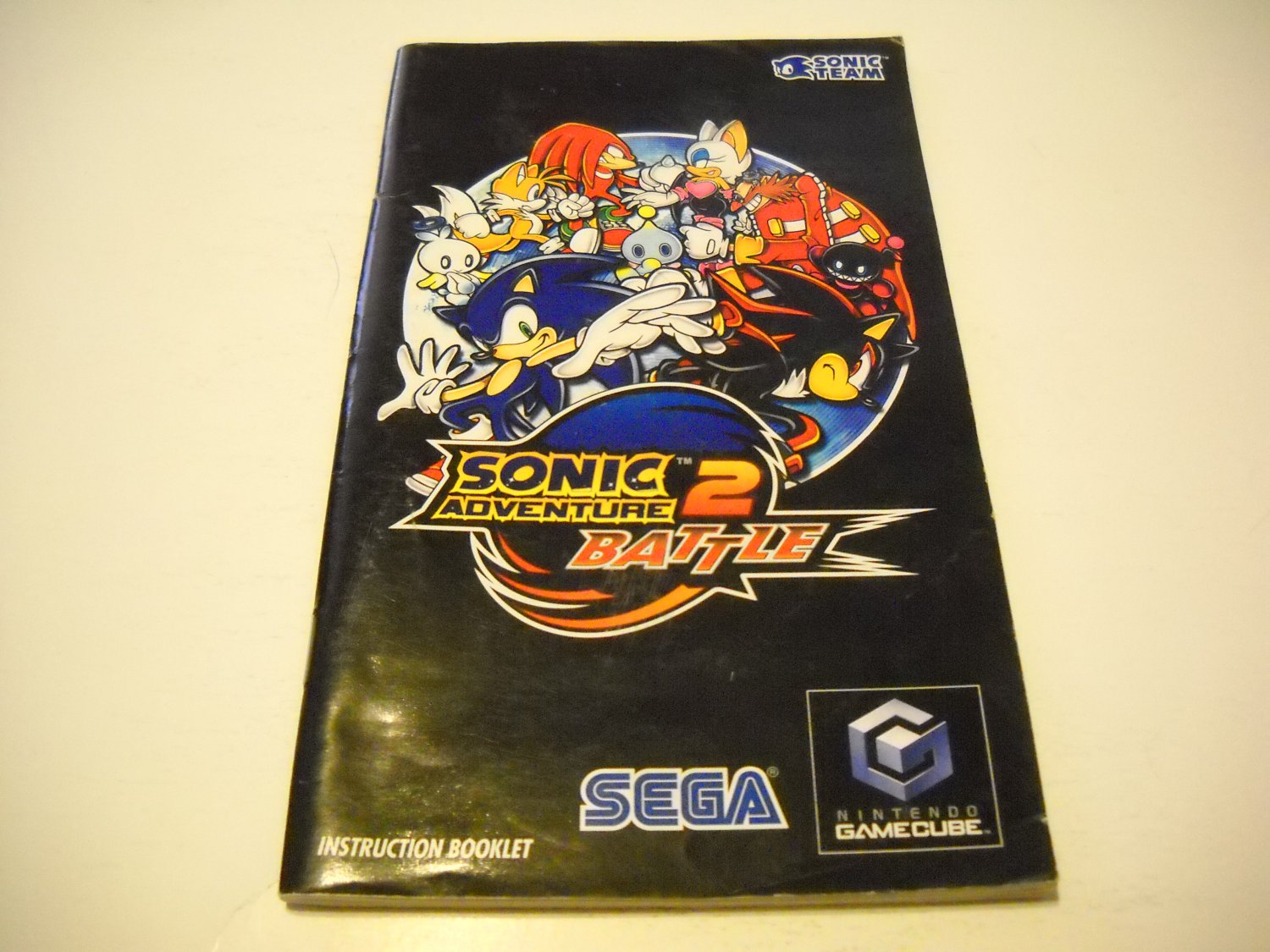 Manual ONLY ~ for Sonic Adventure 2 Battle Gamecube