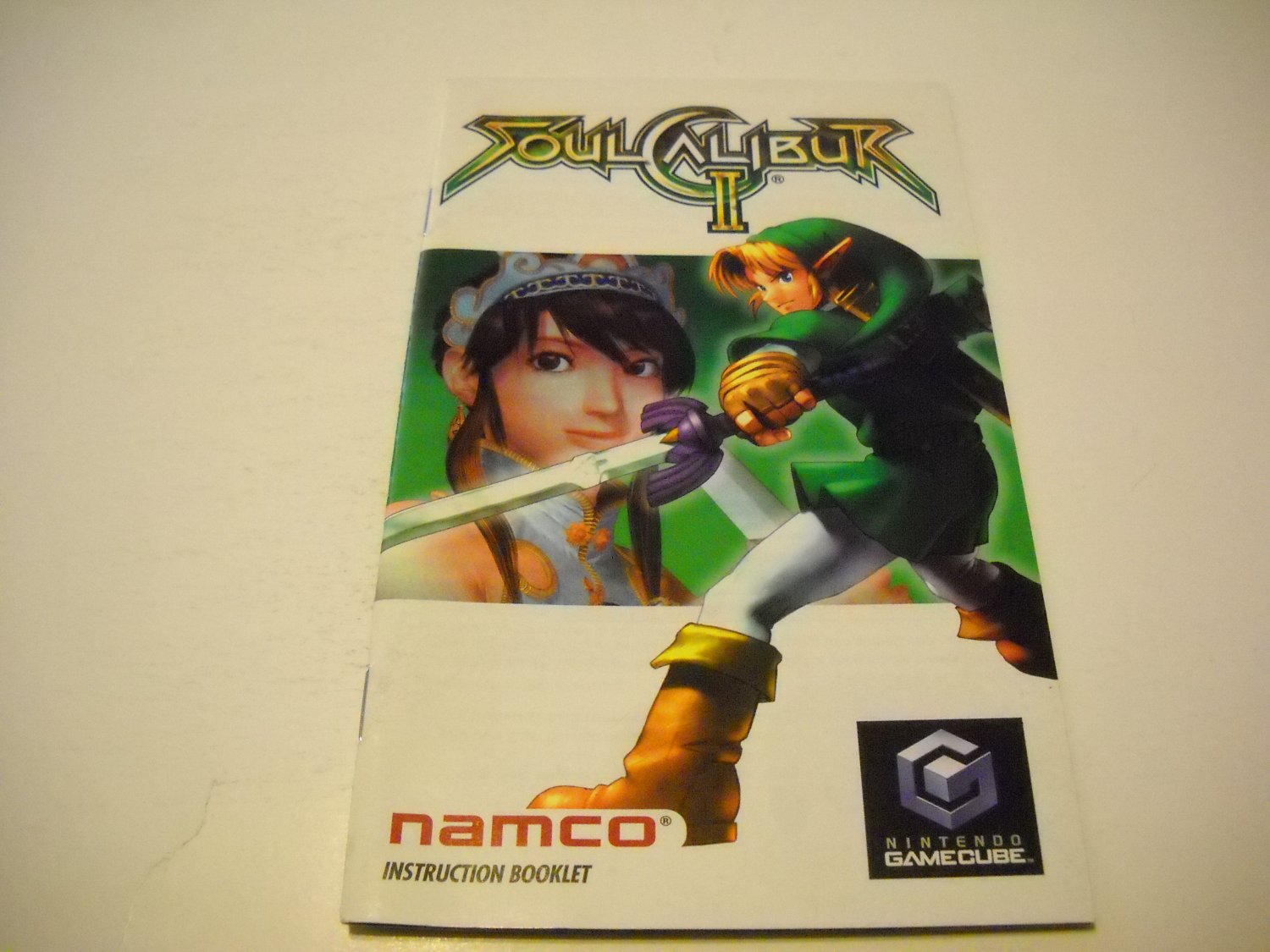 Manual ONLY ~ for Soul Calibur 2 / II Gamecube
