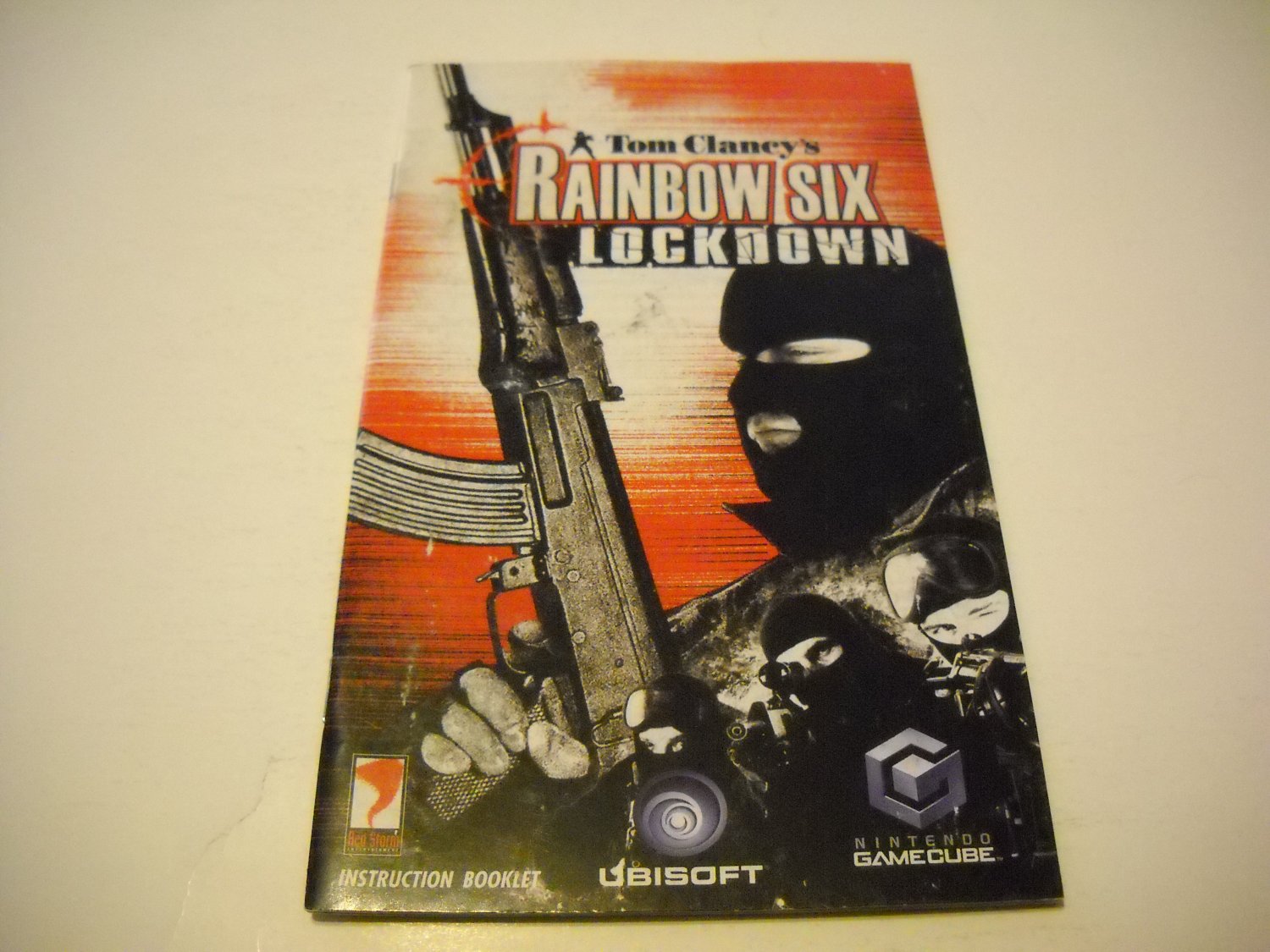 Manual ONLY ~ for Tom Clancy's Rainbow Six Lockdown Gamecube