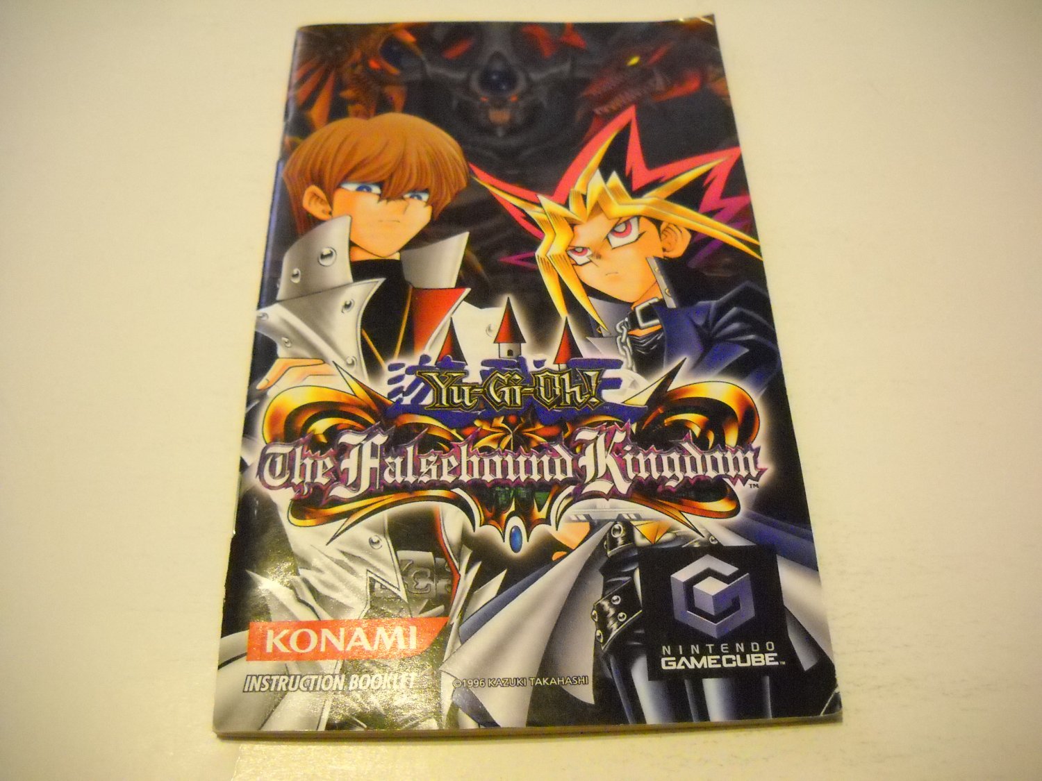 Manual ONLY ~ for Yu-Gi-Oh The Falsebound Kingdom Gamecube
