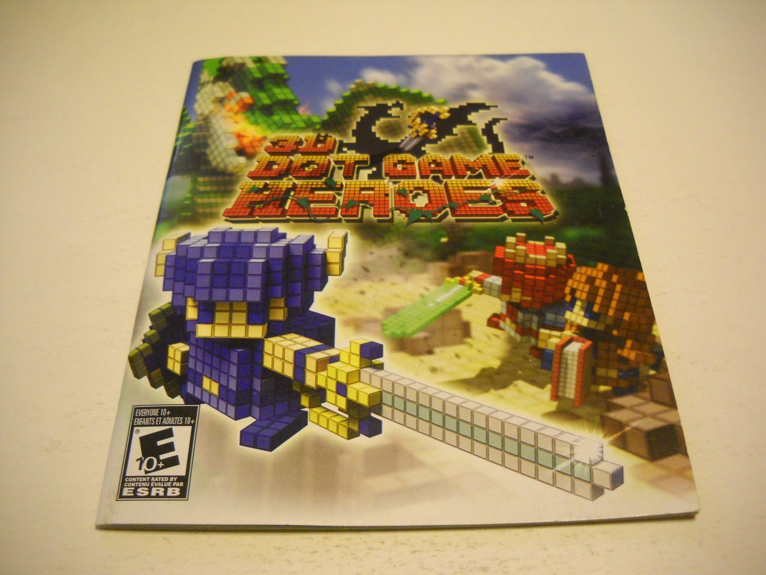 Manual ONLY ~ for 3D Dot Game Heroes , PS3
