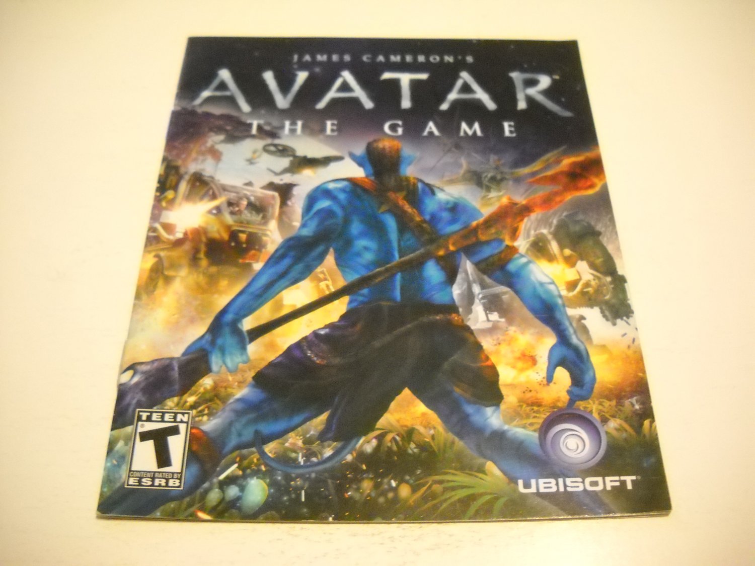 Manual ONLY ~ for Avatar the Game , PS3