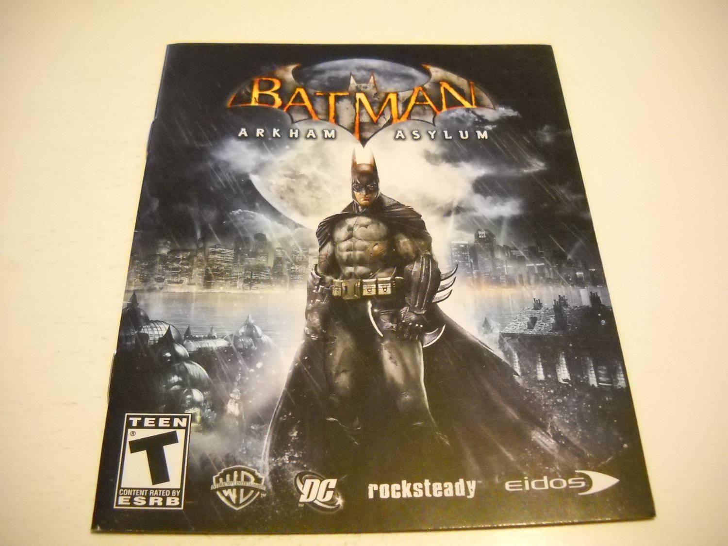 Manual ONLY ~ for Batman Arkum Asylum , PS3
