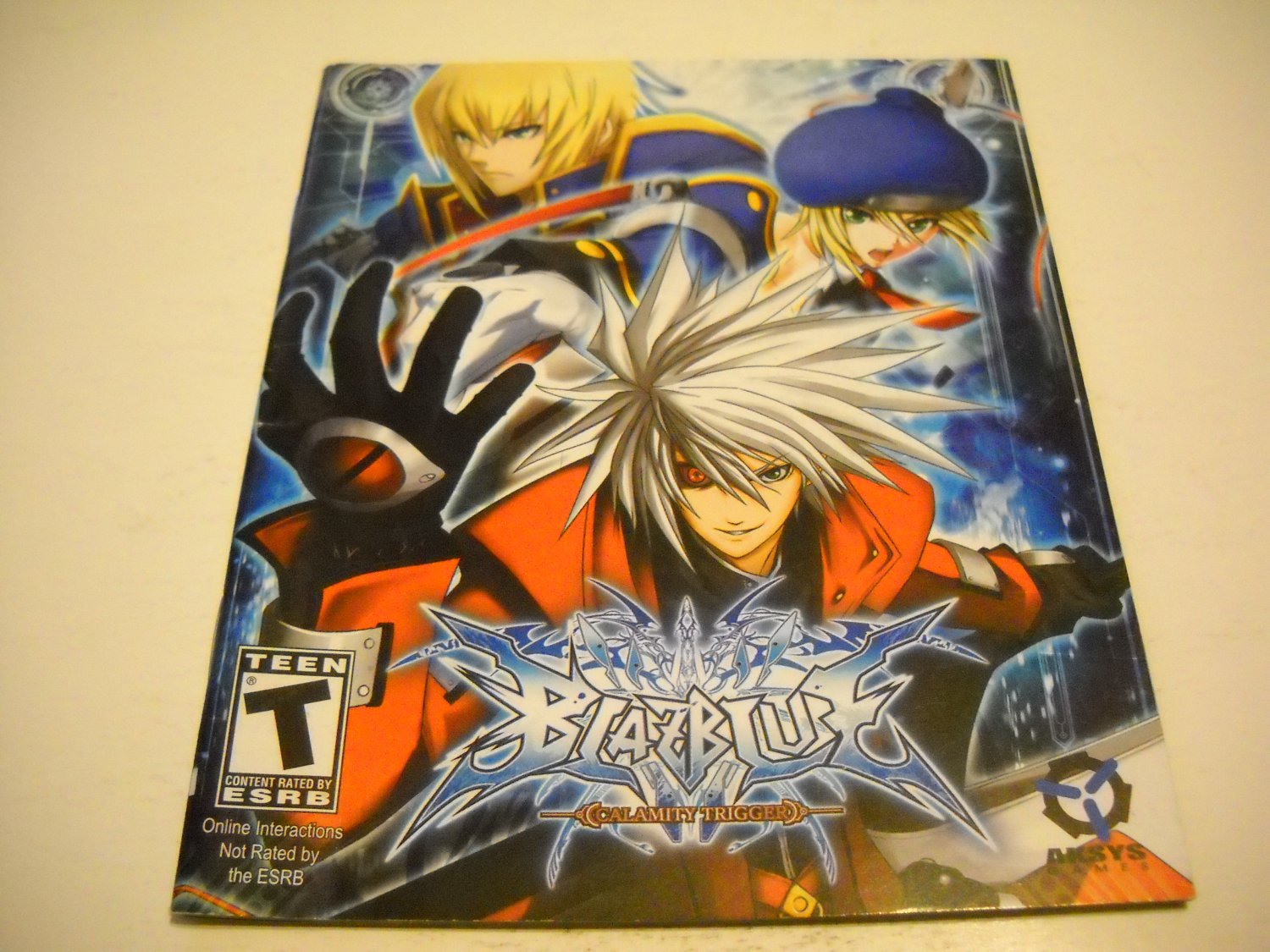 Manual ONLY ~ for Blazblue Calamity Trigger , PS3