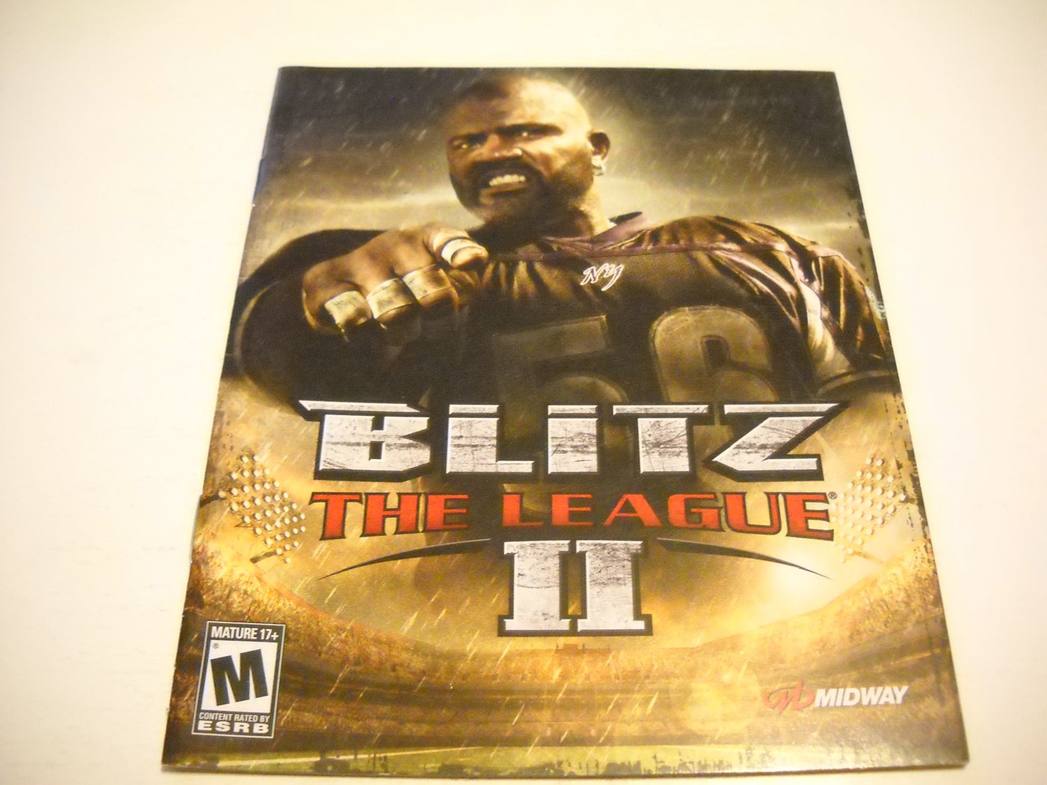 Manual ONLY ~ for Blitz the League II / 2 , PS3