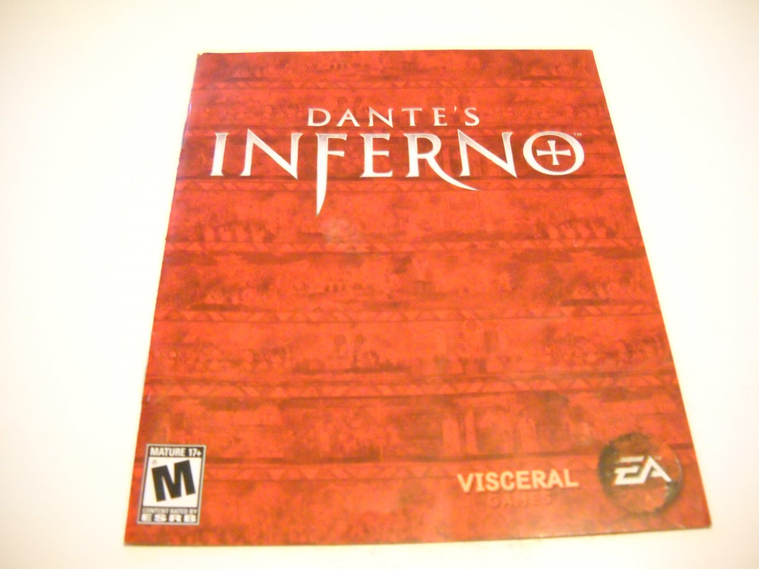 Manual ONLY ~ for Dante's Infrerno , PS3