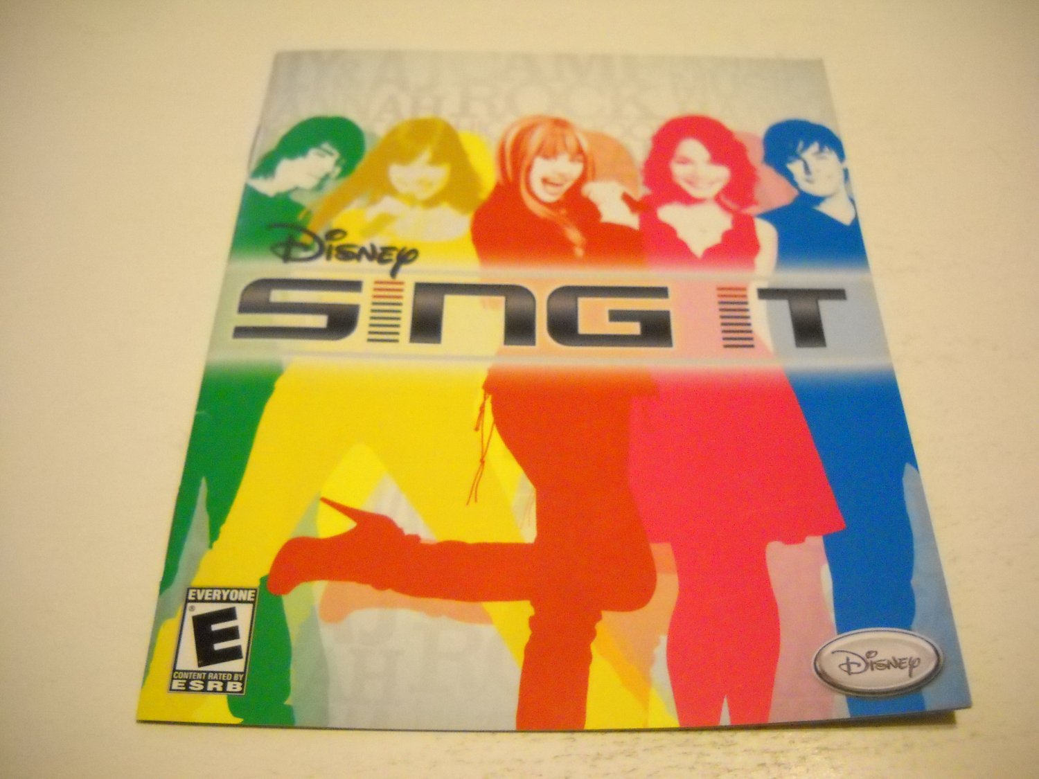 Manual ONLY ~ for Disney Sing It , PS3