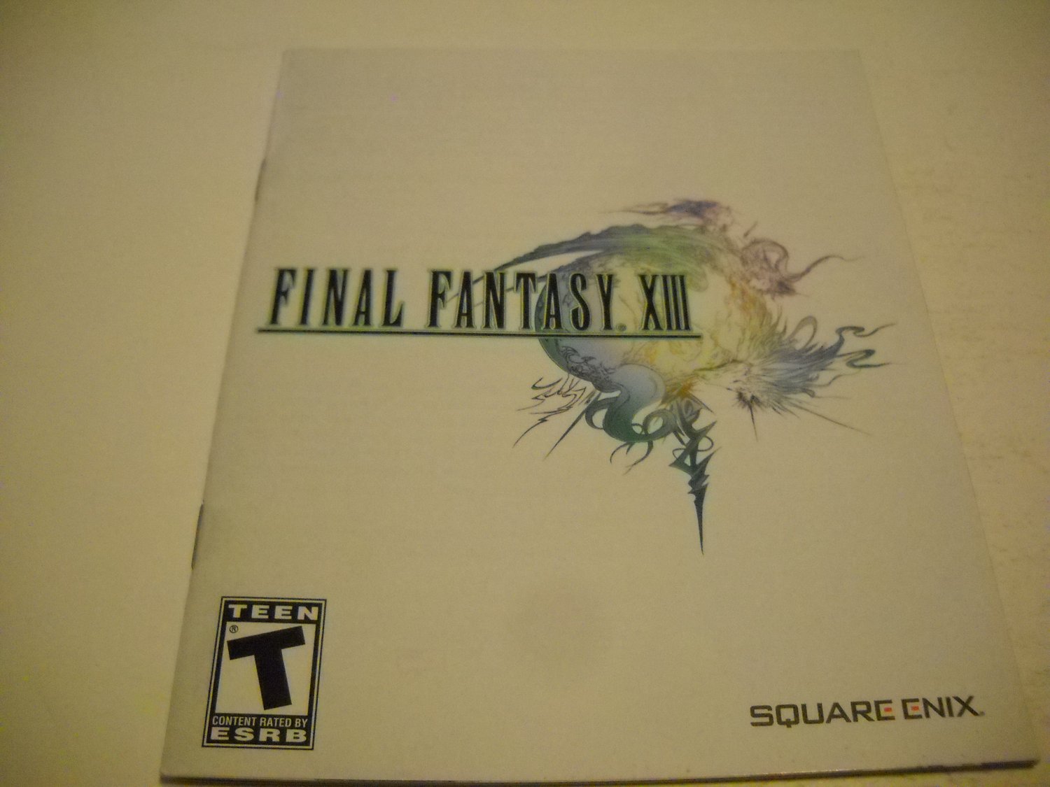Manual ONLY ~ for Final Fantasy XIII , PS3