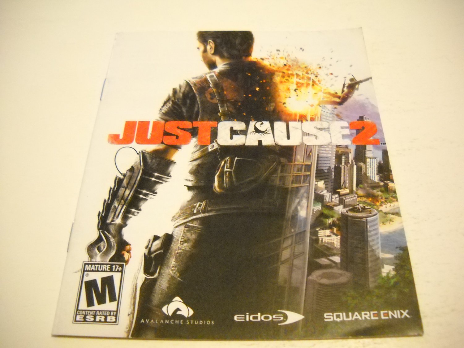 Manual ONLY ~ for Just Cause 2 , PS3