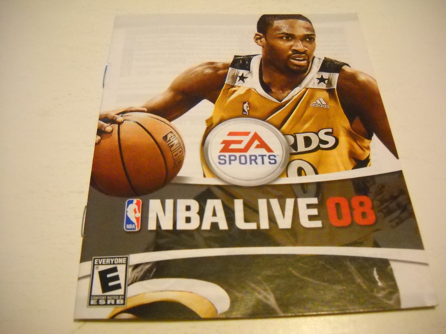 Manual ONLY ~ for NBA Live 08 , PS3