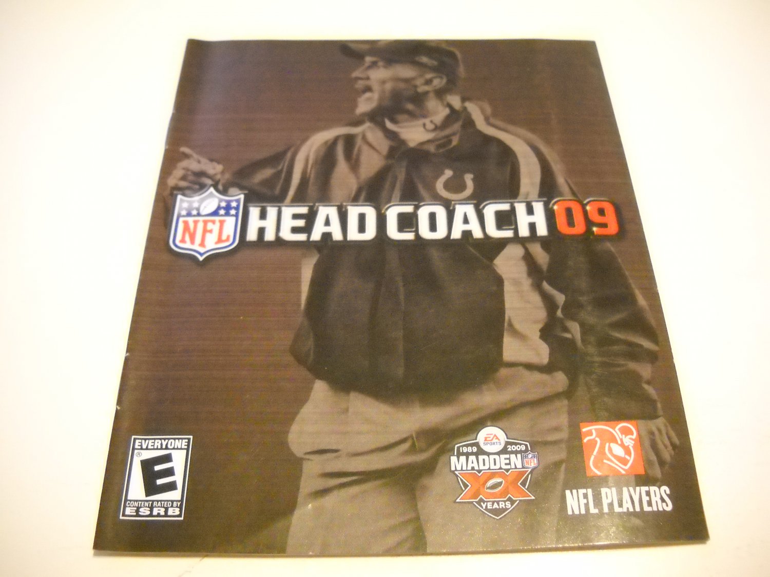 Manual ONLY ~ for NFL Head Coach 09 , PS3