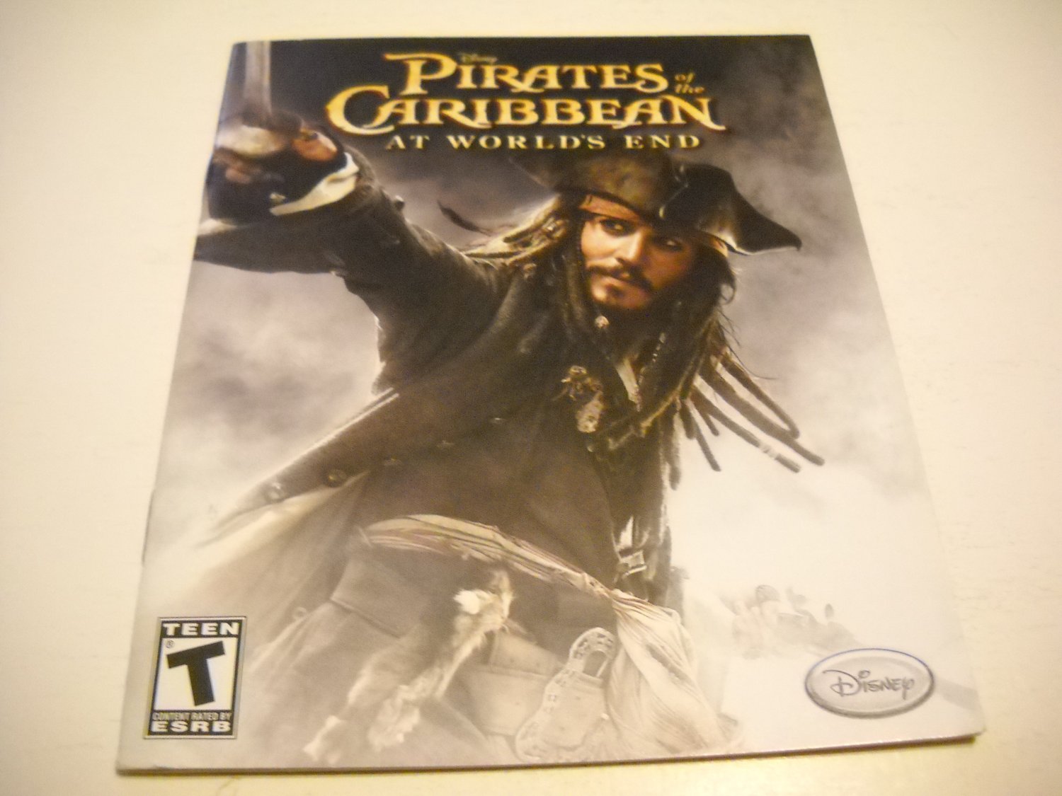 Manual ONLY ~ for Pirates of the Caribbean At World's End , PS3