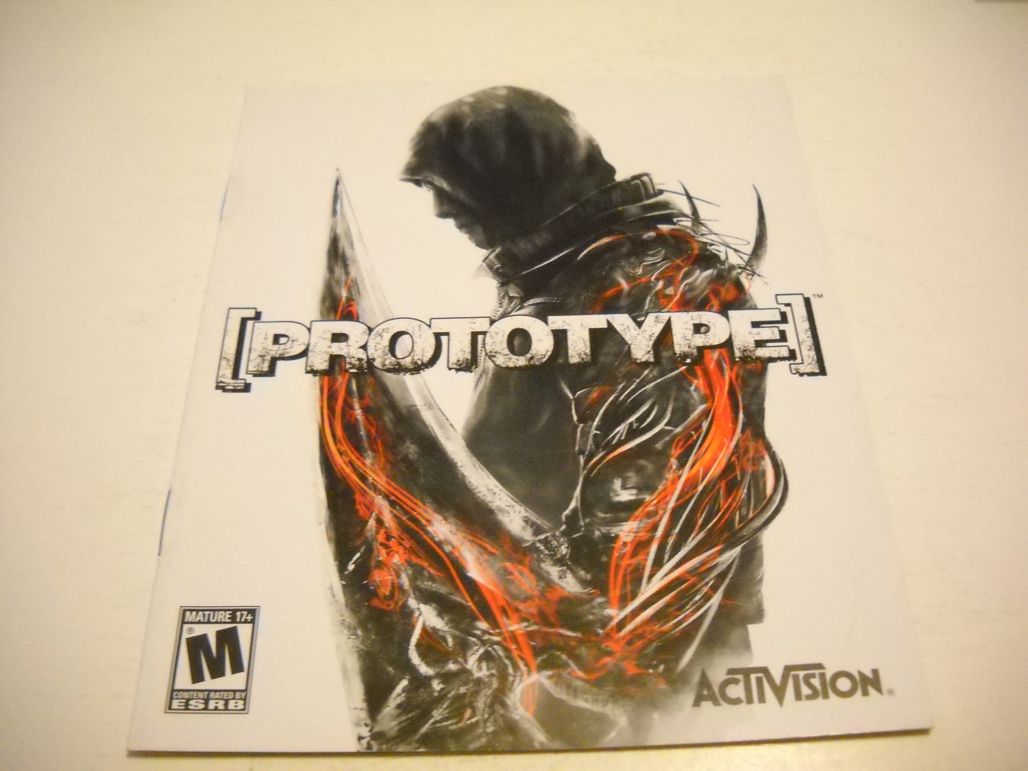Manual ONLY ~ for Prototype , PS3