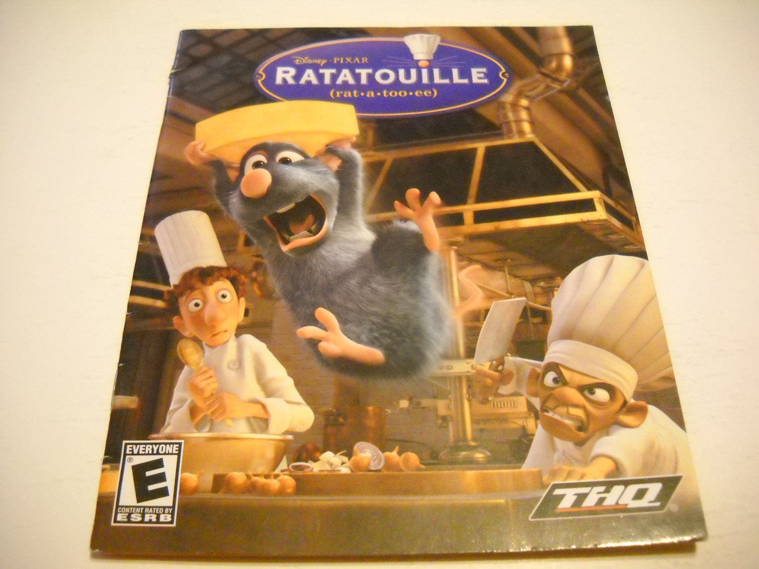 Manual ONLY ~ for Ratatouille , PS3
