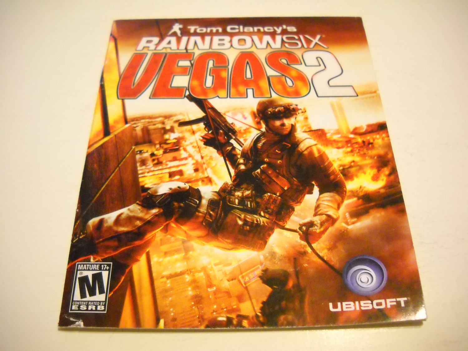 Manual ONLY ~ for Tom Clancy's Rainbow Six Vegas 2 , PS3
