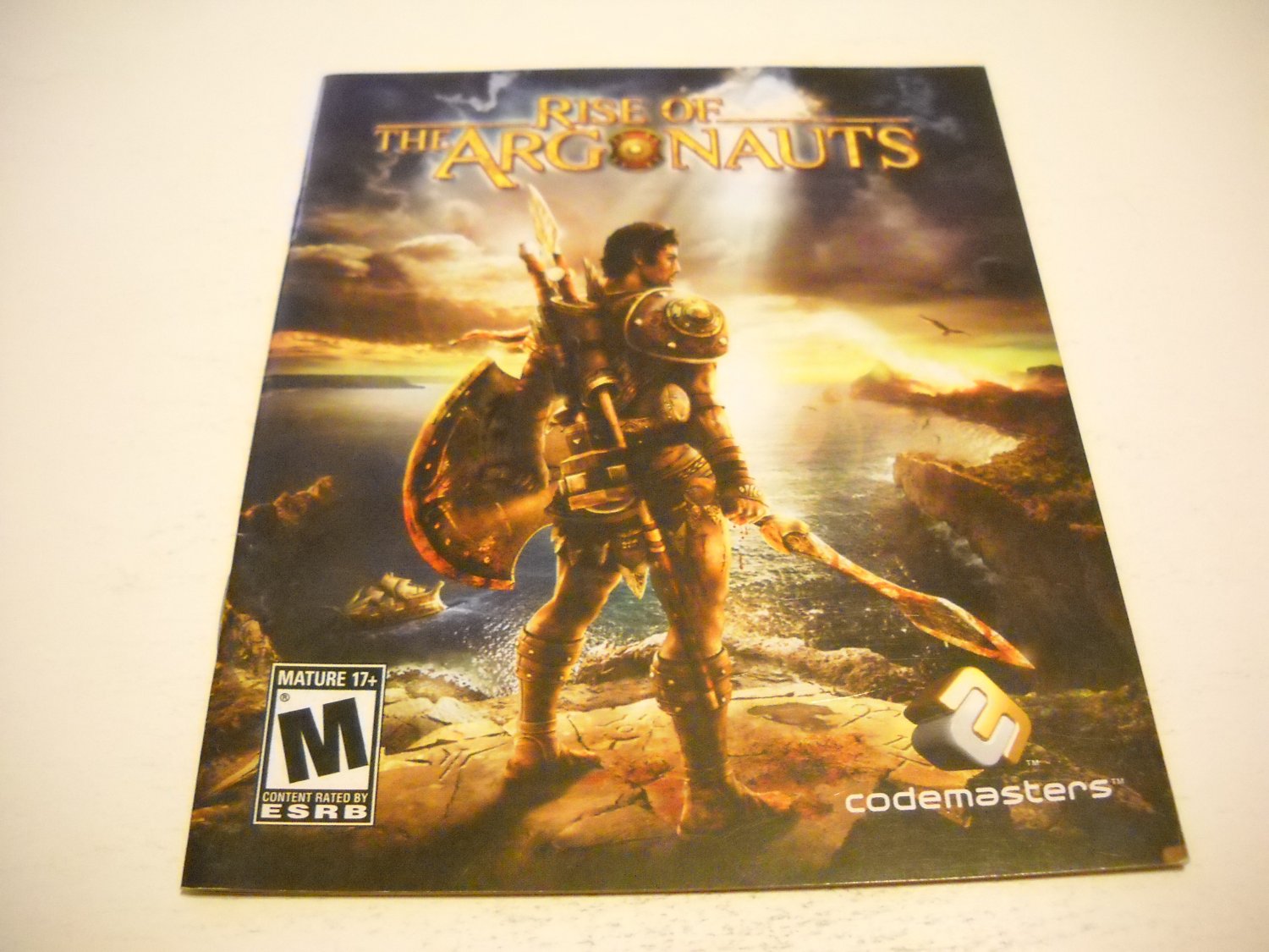 Manual ONLY ~ for Rise of the Argonauts , PS3