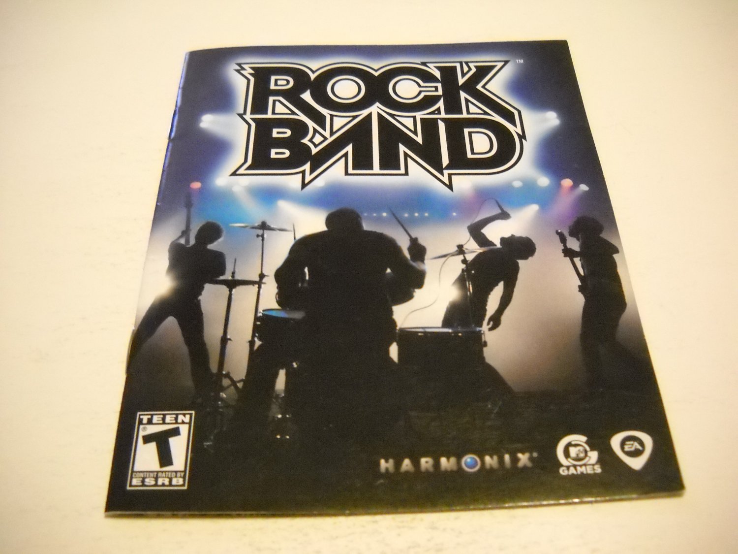 Manual ONLY ~ for Rock Band , PS3