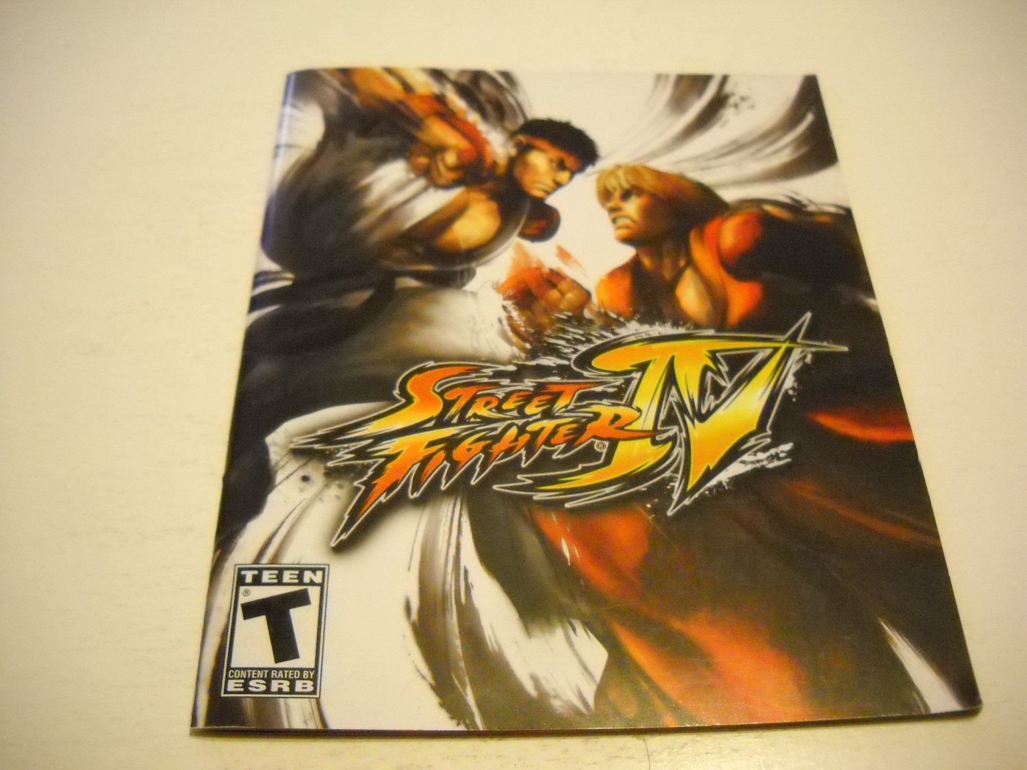 Manual ONLY ~ for Street Fighter VI / 4 , PS3