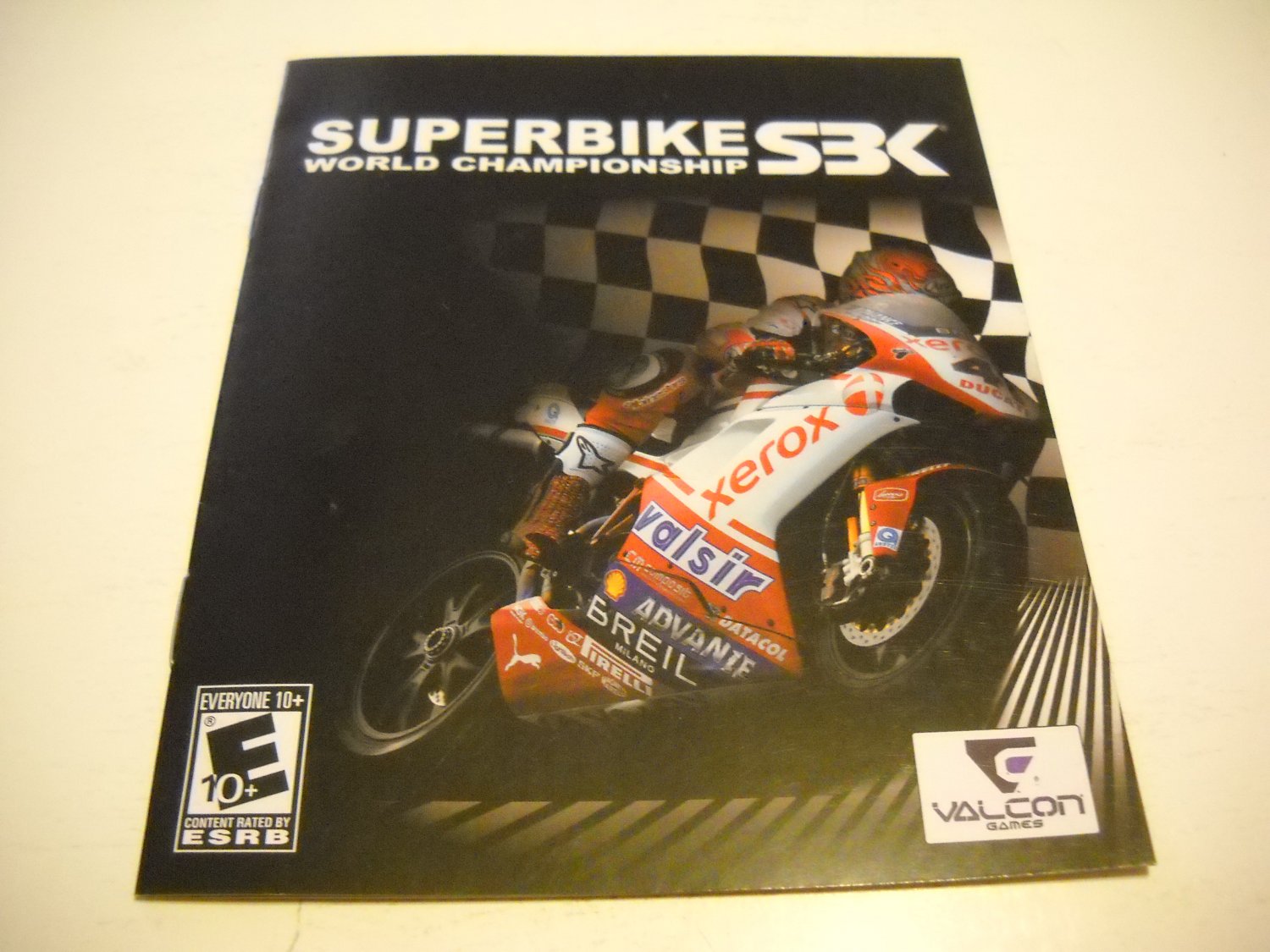 Manual ONLY ~ for Superbike World Championship SBK , PS3