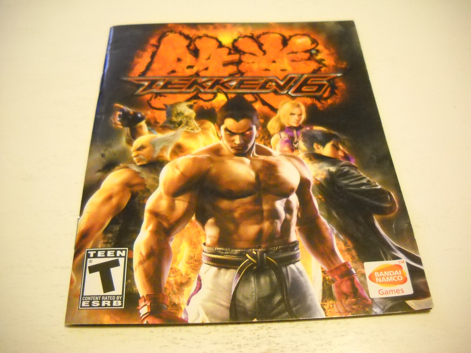 Manual ONLY ~ for Tekken 6 , PS3