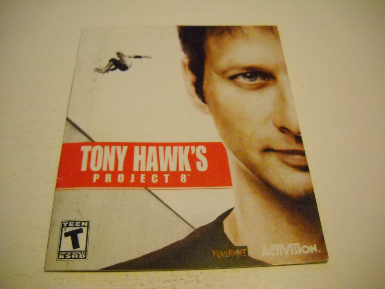 Manual ONLY ~ for Tony Hawk's Project 8 , PS3