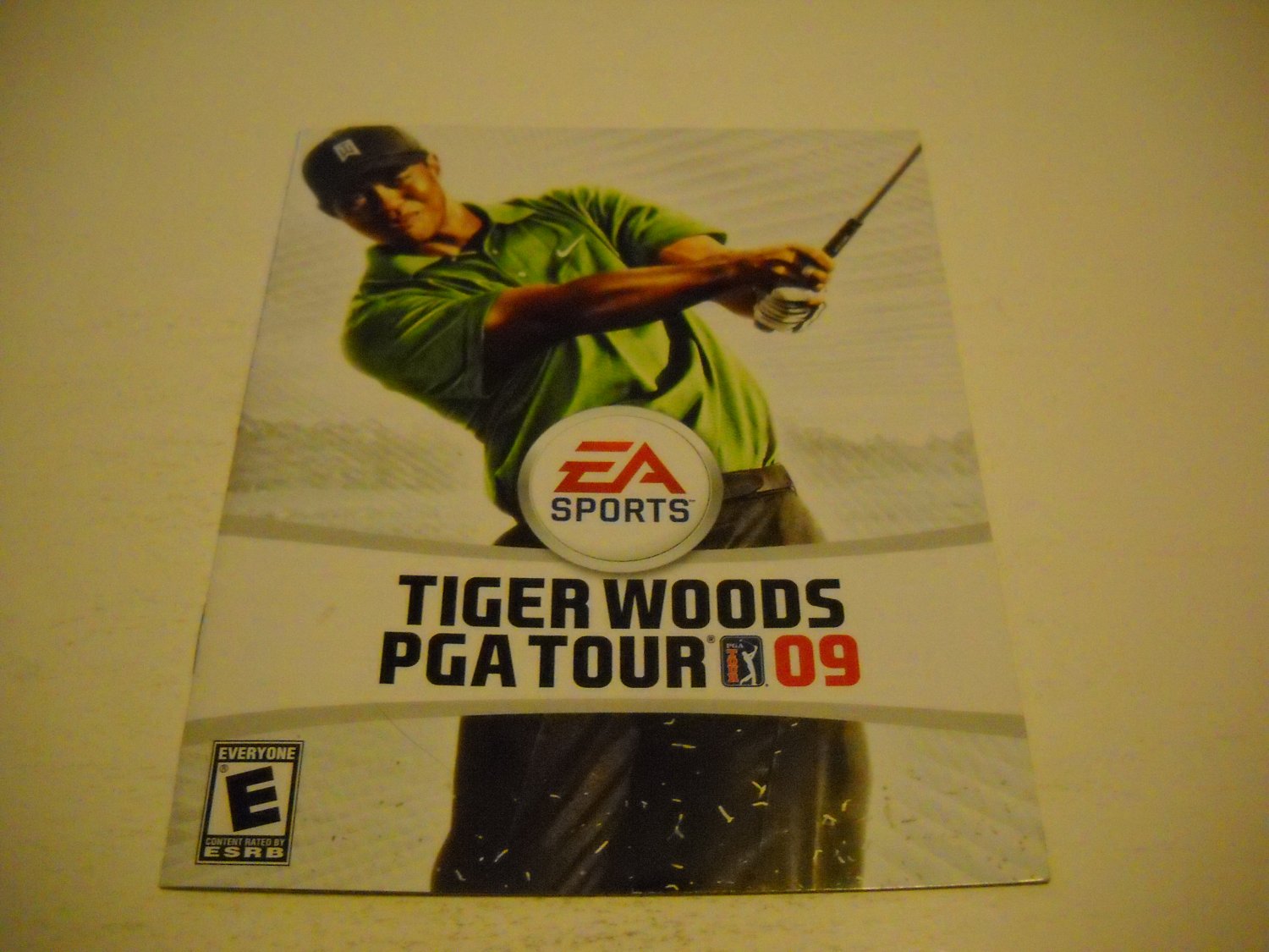 Manual ONLY ~ for Tiger Woods PGA Tour 09 , PS3