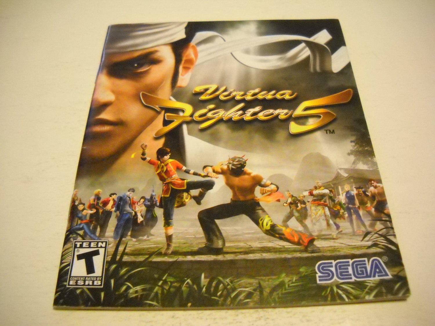 Manual ONLY ~ for Virtua Fighter 5 , PS3