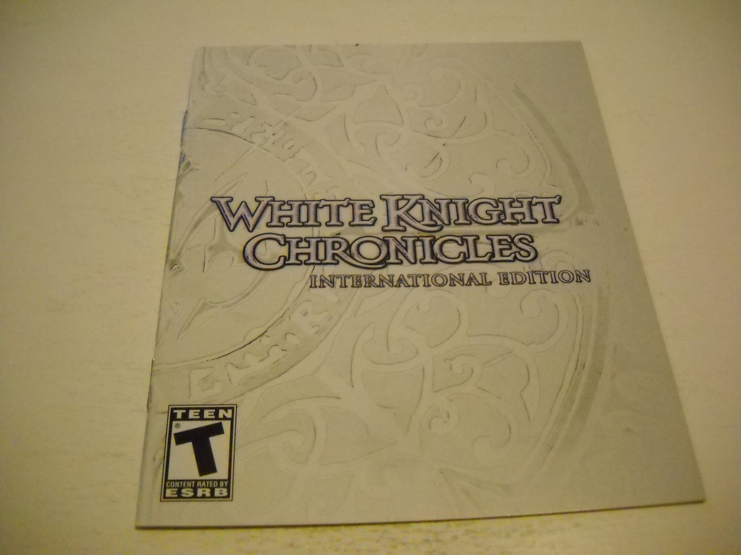 Manual ONLY ~ for White Knight Chronicles International Edition , PS3
