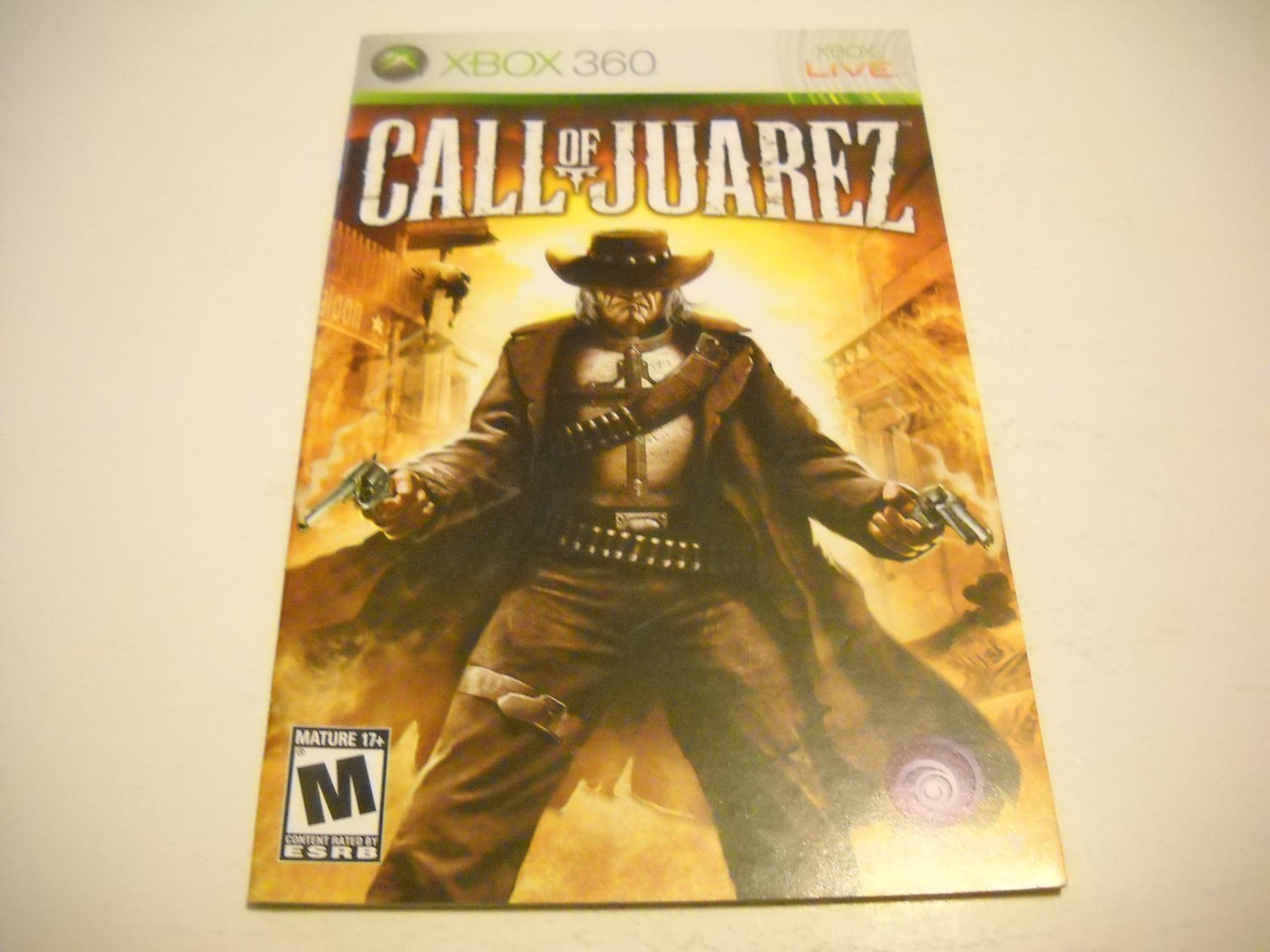 Manual ONLY ~ for Call of Juarez - Xbox 360 Instruction Booklet