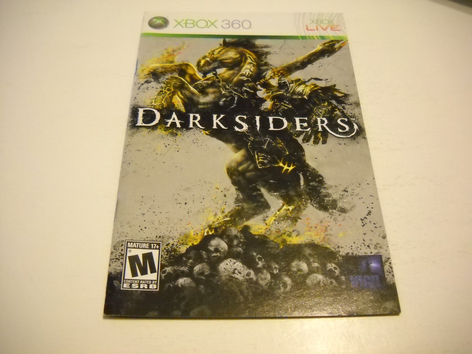 Manual ONLY ~ for Darksiders - Xbox 360 Instruction Booklet