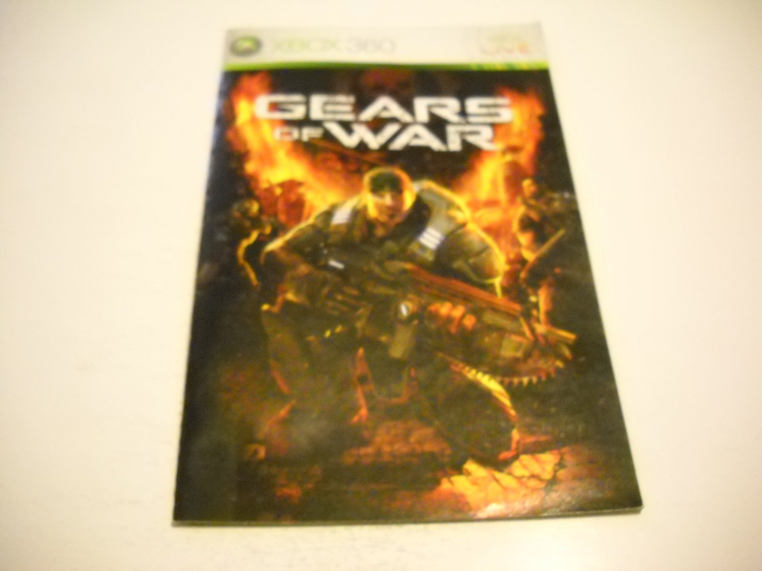 Manual ONLY ~ for Gears of War - Xbox 360 Instruction Booklet