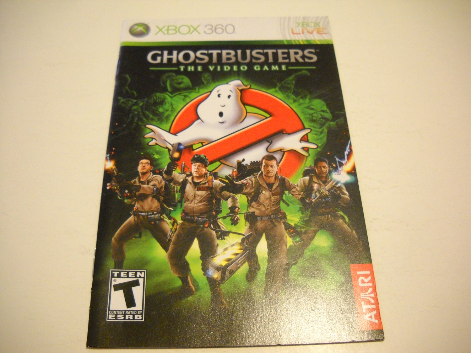 Manual ONLY ~ for Ghostbusters The Video Game - Xbox 360 Instruction Booklet