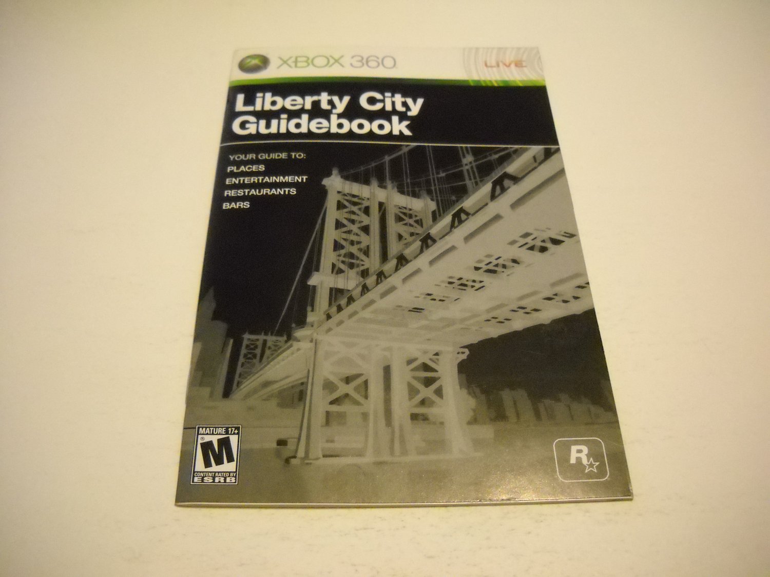 Manual ONLY ~ for Grand Theft Auto Liberty City Guidebook - Xbox 360 Instruction Booklet