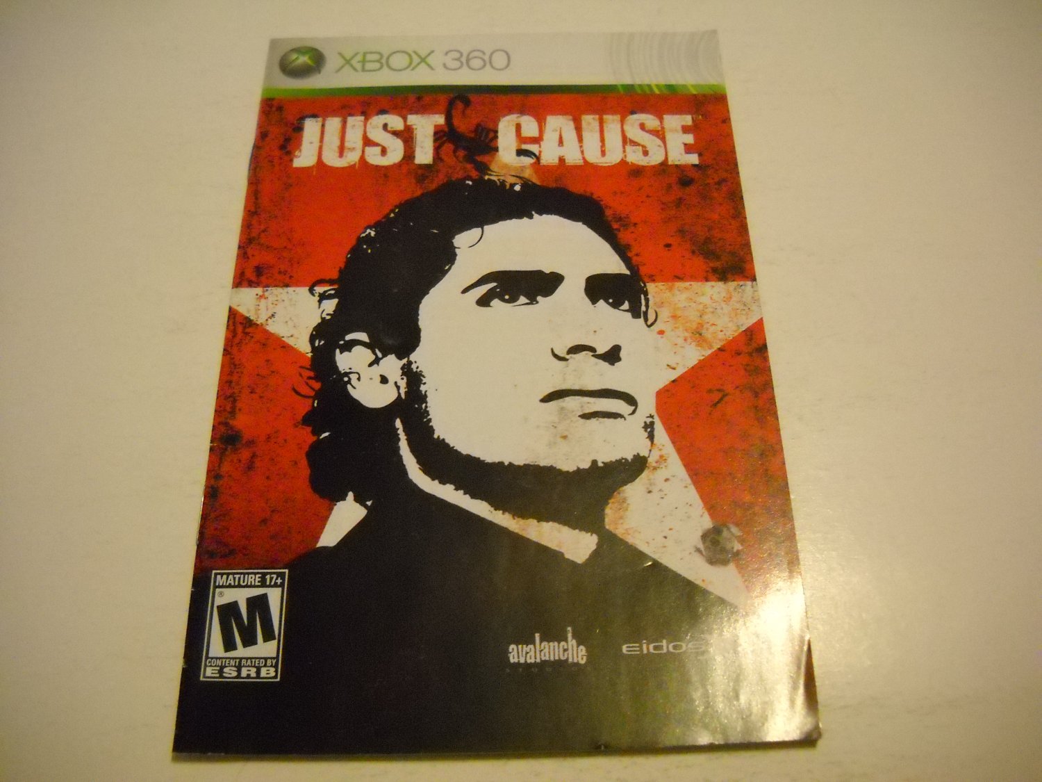 Manual ONLY ~ for Just Cause - Xbox 360 Instruction Booklet