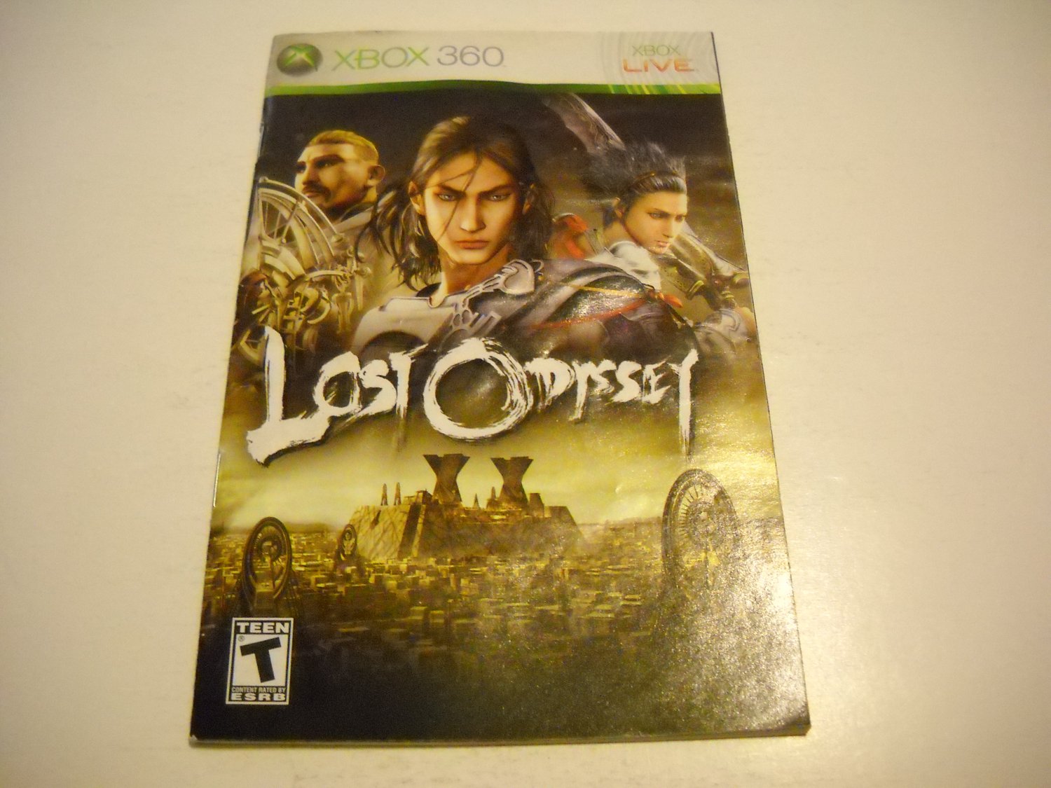 Manual ONLY ~ for Lost Odyssey - Xbox 360 Instruction Booklet