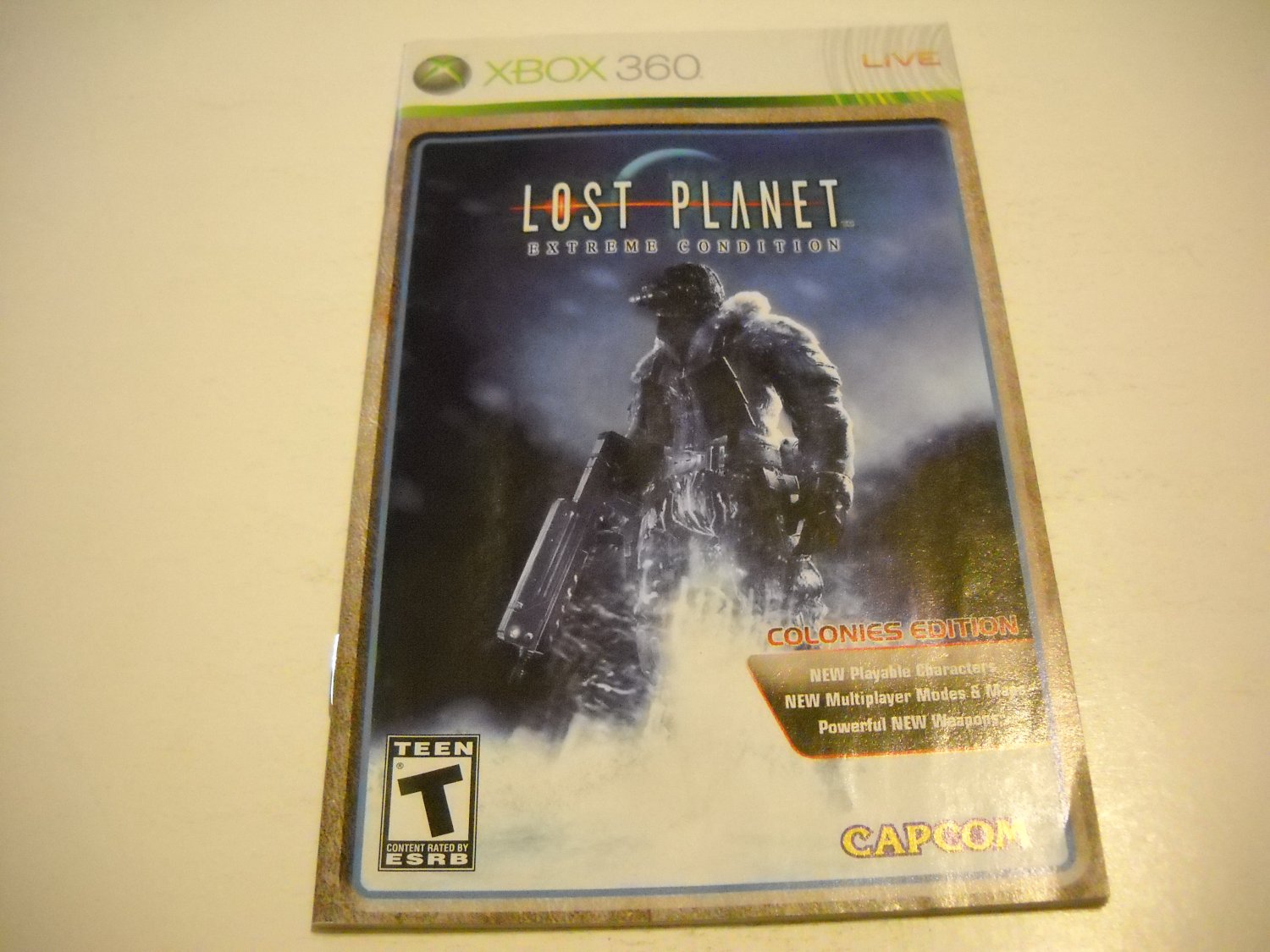 Manual ONLY ~ for Lost Planet Extreme Condition - Xbox 360 Instruction Booklet