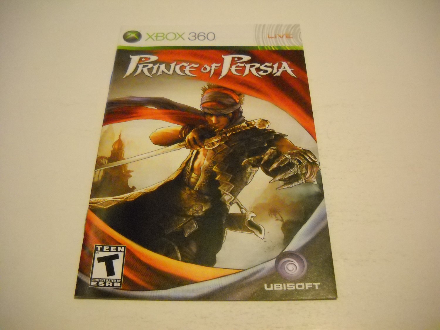 Manual ONLY ~ for Prince of Persia - Xbox 360 Instruction Booklet