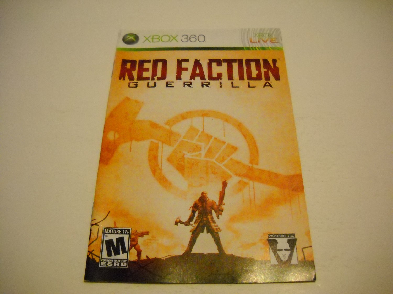 Manual ONLY ~ for Red Faction Guerrilla - Xbox 360 Instruction Booklet