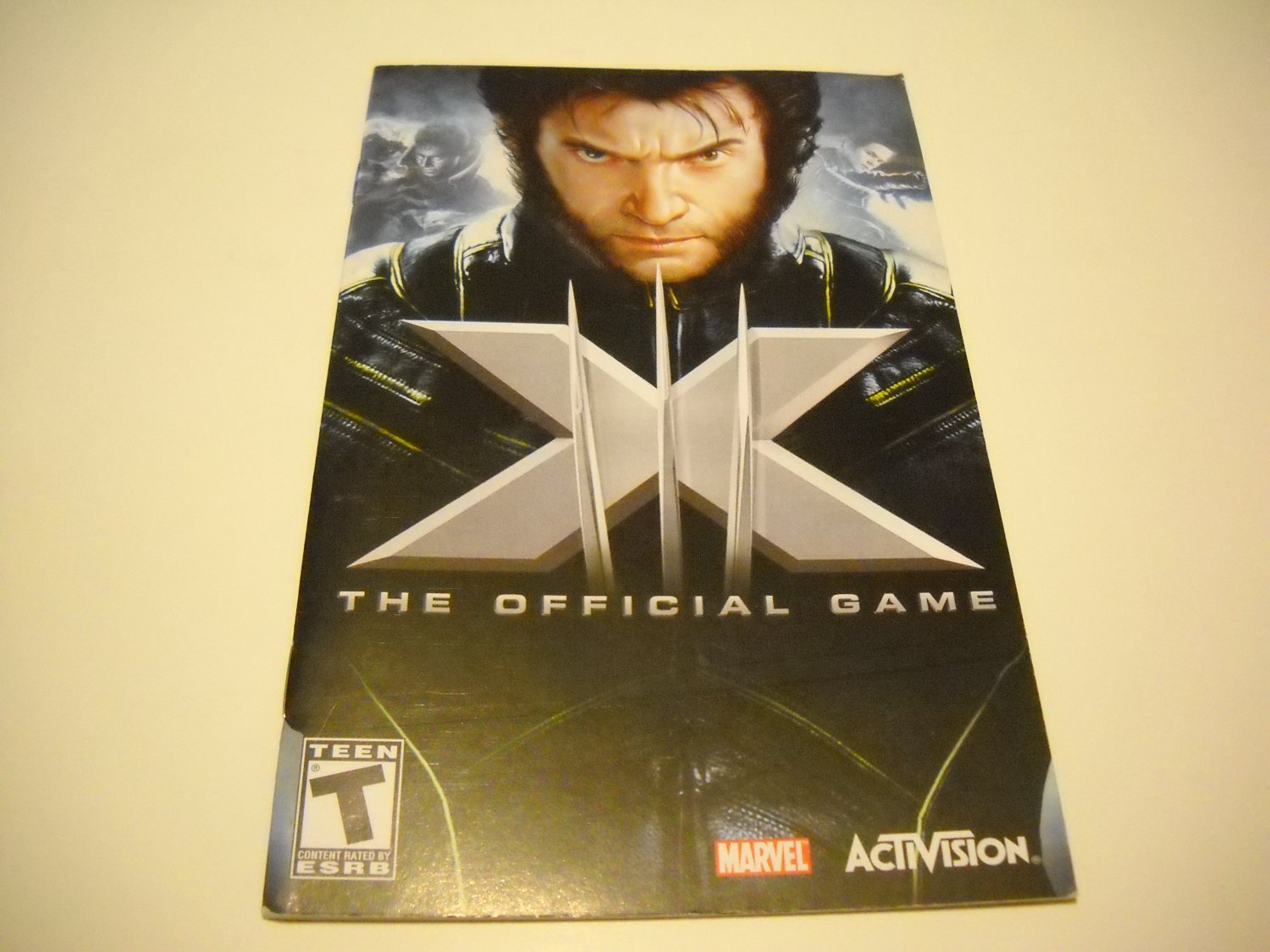 Manual ONLY ~ for X-men The Oficial Game Ps2