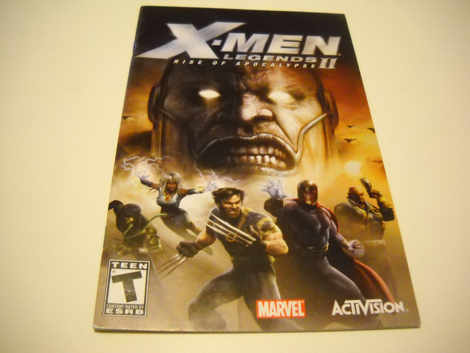 Manual ONLY ~ for X-men Legends II Rise of Apocalypse Ps2